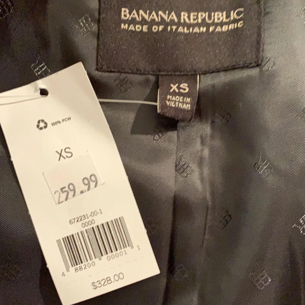 🖤🤍Banana Republic Snow Leopard Cocoon Coat XS/S NWT